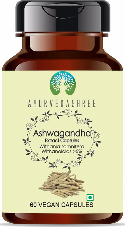 AYURVEDASHREE Senna Extract 500mg - 60 Vegetarian Capsules