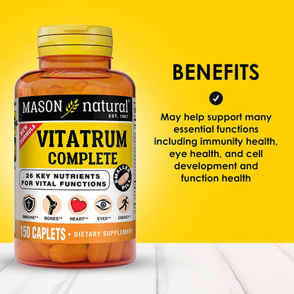 MASON NATURAL Vitatrum Complete Multivitamin & Multimineral, 150 Tablets