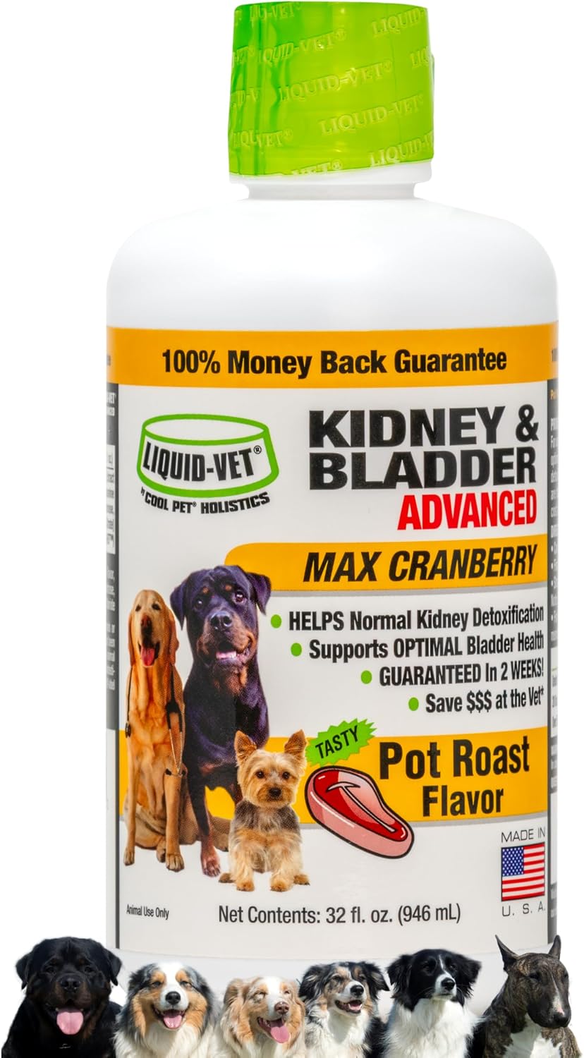 LIQUID-VET K9 Kidney & Bladder Liquid Food Supplement for Dogs - görsel 1