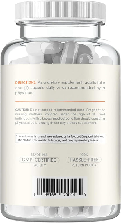 Clear Formulae Bioactive SAM-e 500mg - High Strength Liver & Mood Support - Vegan Non-GMO - 180 Capsules