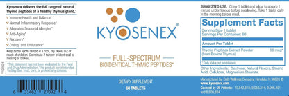 Kyosenex® - Natural, Full Spectrum Thymus Peptide Supplement