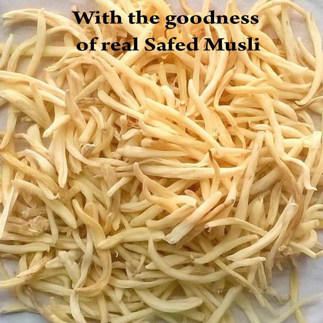 Safed Musli Tablets by mi Nature | Pure & Natural | 90 Tablets (45-Day Supply) - görsel 2