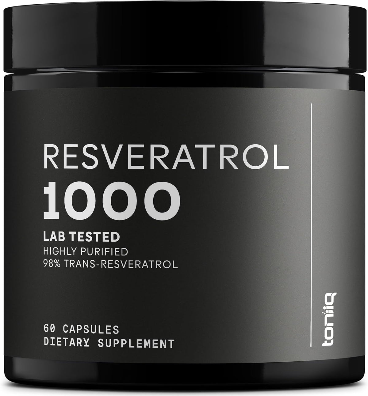 Toniiq Ultra High Potency Trans Resveratrol 1000mg - 98% Pure - 60 Capsules - görsel 1
