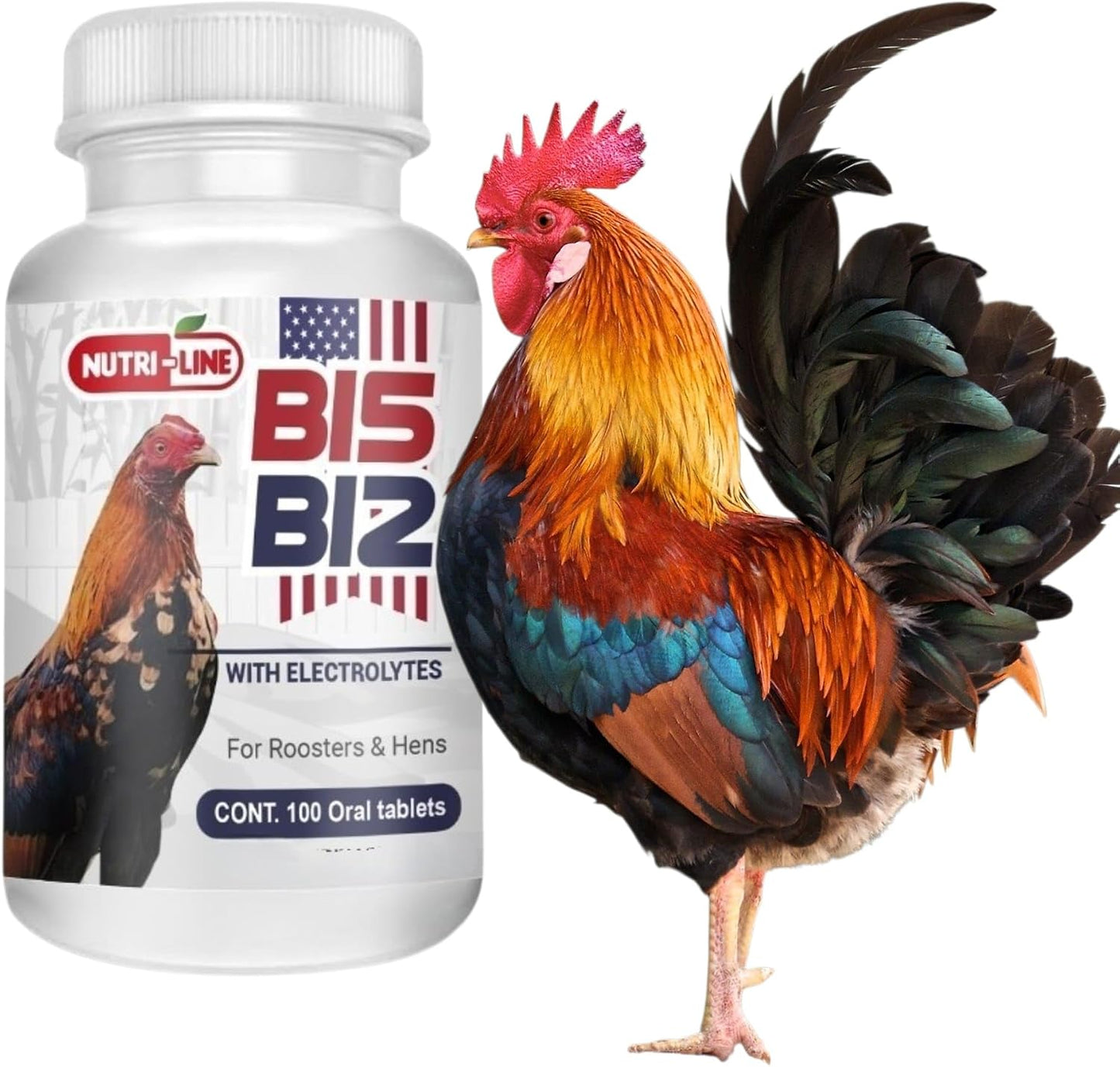 NUTRI-LINE B12 B15 for Roosters 100 Tablets - görsel 1