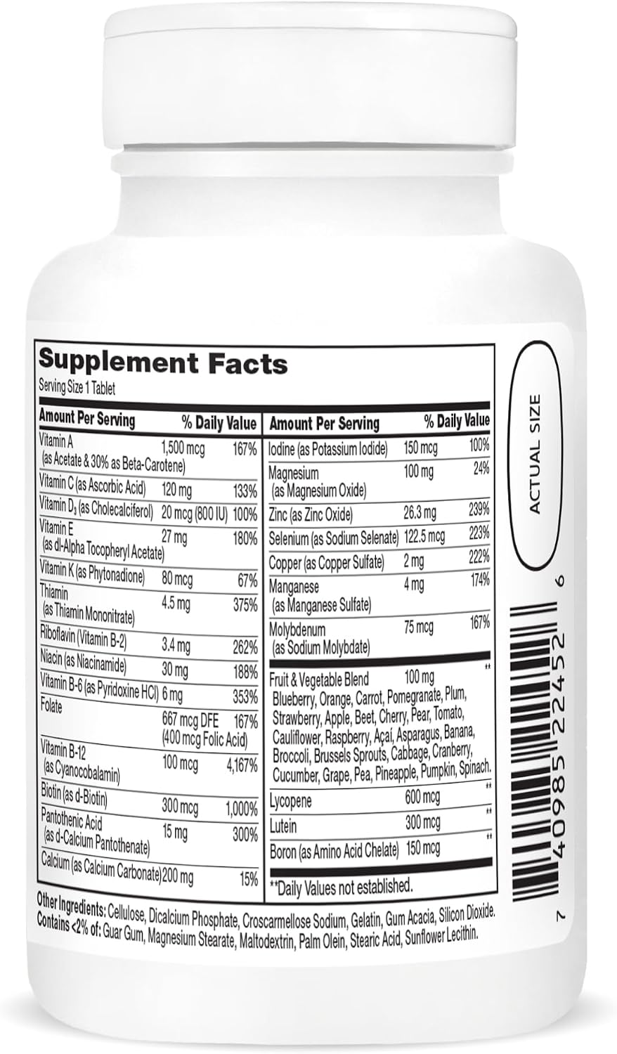 21st Century Wellify Men's 50+ Multivitamins with Minerals, 65 Count - görsel 8