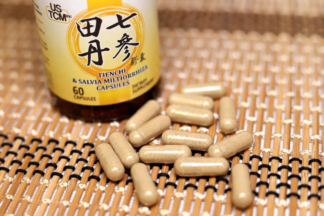 Tienchi Danshen Capsules – Pseudoginseng & Red Sage for Cardiovascular Support - görsel 4