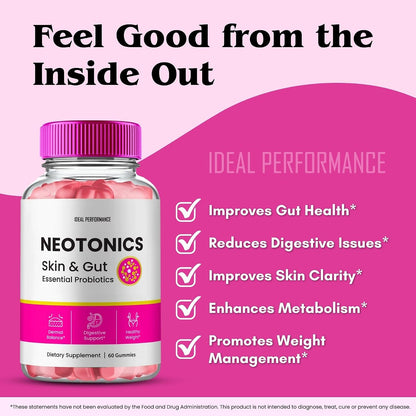 Neotonics Skin and Gut Gummies – 2 Pack