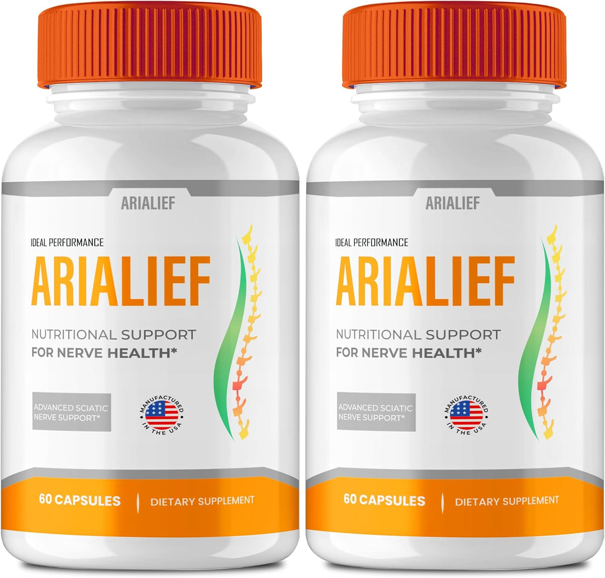 Arialief Brain Supplements for Memory and Focus Capsules, Aria LIEF Advanced Formula Brain Health Support Pills Maximum Strength Nootropics Arialief All Natural Support Pills Reviews (2 Pack) - görsel 1