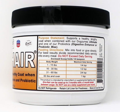 Dogzymes GRO-Hair for Coat Growth and Length