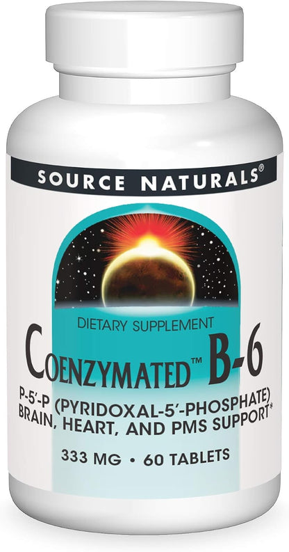 Source Naturals Coenzymated B-6 (P5P) - 333 mg, 60 Tablets