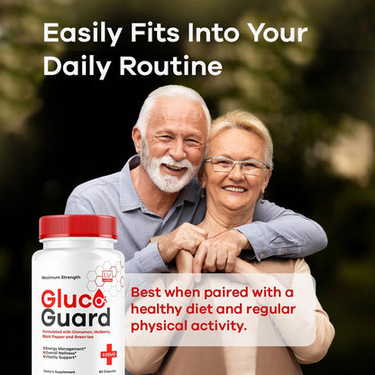 GlucoGuard Capsules - Advanced Blood Support Formula, 30 Capsules