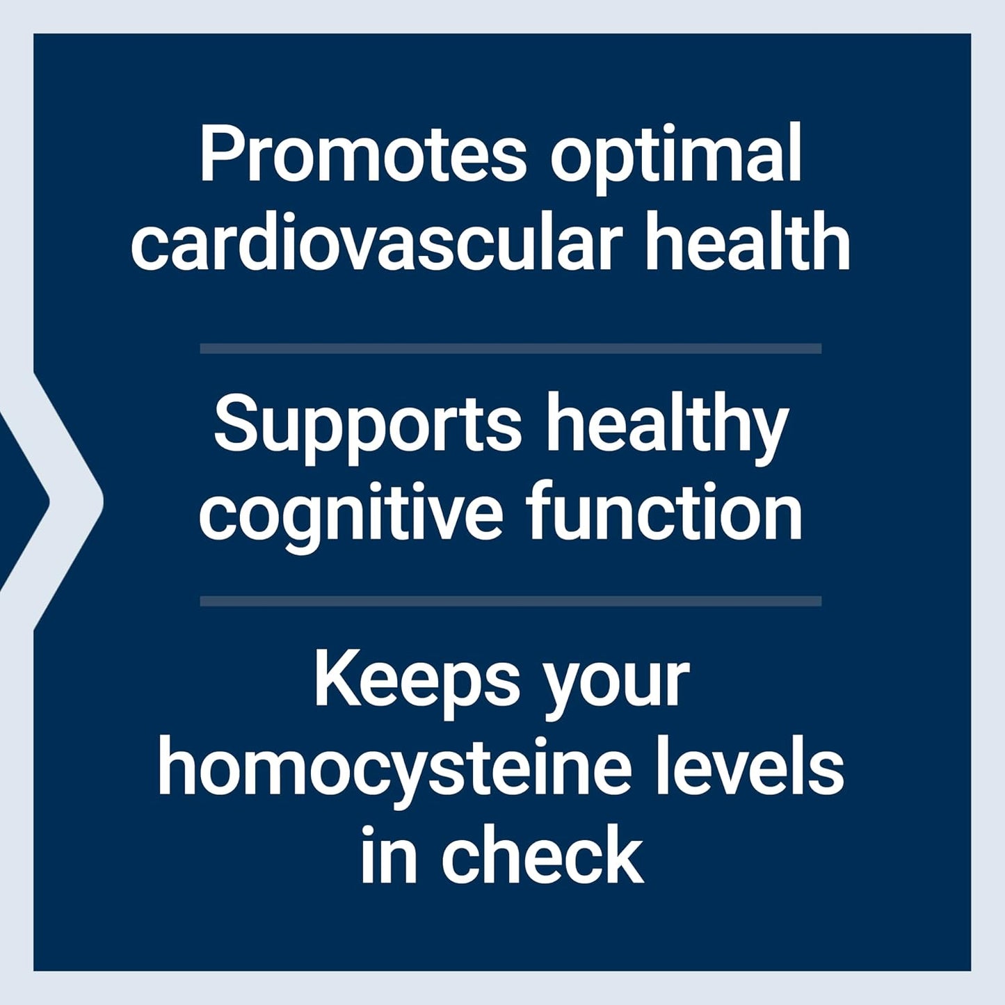 Life Extension Optimised Folate – L-Methylfolate – Heart & Brain Support, Healthy Homocysteine Levels – 1700 mcg DFE, 100 Vegetarian Tablets - görsel 4