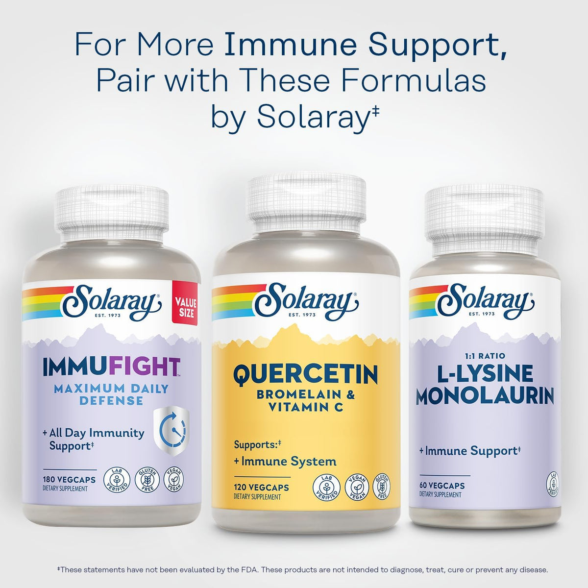 SOLARAY QBC Plex – Quercetin, Bromelain & Vitamin C Supplement - görsel 6