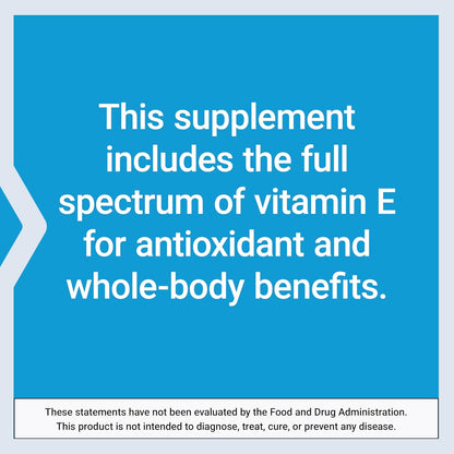 Life Extension Gamma E Mixed Tocopherols & Tocotrienols – Complete Vitamin E Spectrum, Antioxidant Protection – Non-GM, Gluten-Free – 60 Softgels