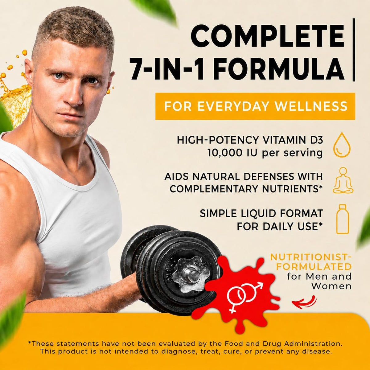 WELVIUM 7-in-1 Liquid Vitamin D3 K2 Magnesium Drops with 10,000 IU D3, MK-7, Vitamin A, Calcium, MCT Oil – Immune, Bone & Skin Support (30 Servings) - görsel 4