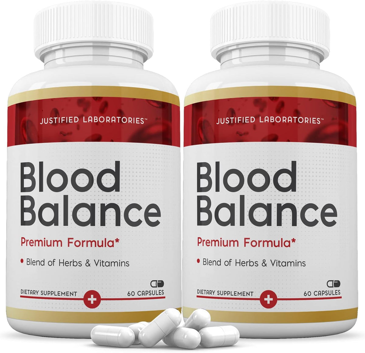 Justified Laboratories Blood Balance - 60 Capsules (Pack of 2) - görsel 1