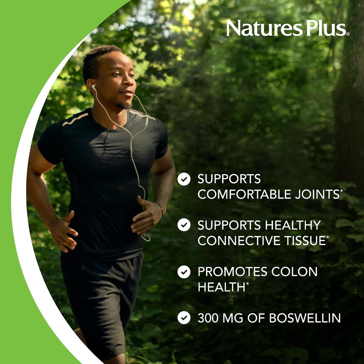 NaturesPlus Herbal Actives Boswellin - 60 Capsules - görsel 3