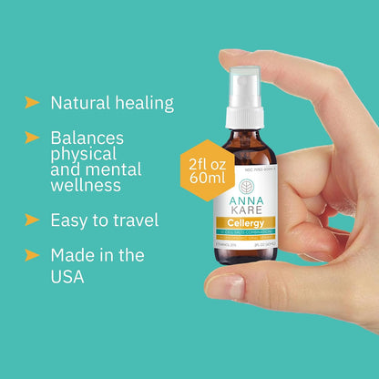 Cellergy – Complete Blend of All 12 Schuessler Cell Salts for Natural Mineral Balance and Vitality | Vegan, Lactose-Free, Sugar-Free | 60 ml Oral Spray Homeopathic Supplement