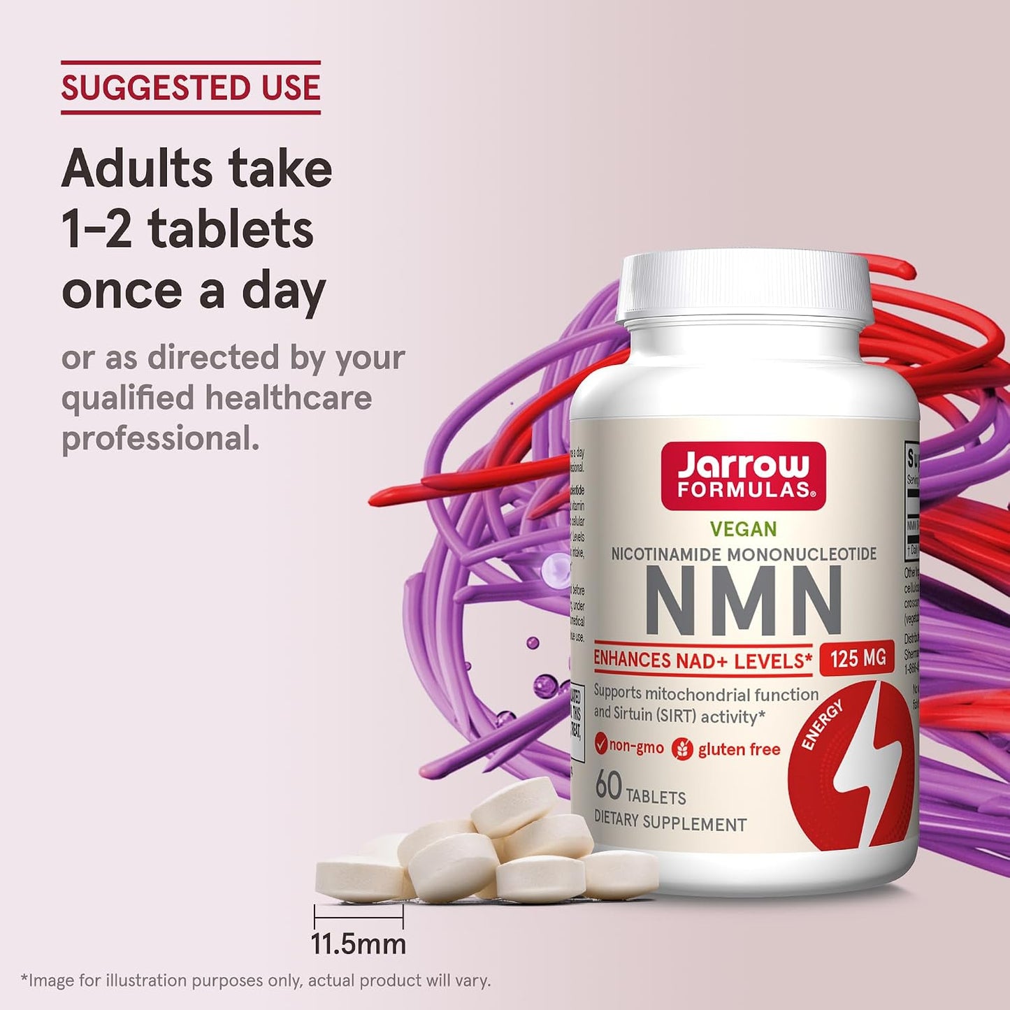 Jarrow Formulae Nicotinamide Mononucleotide (NMN) - 60 Tablets - görsel 6