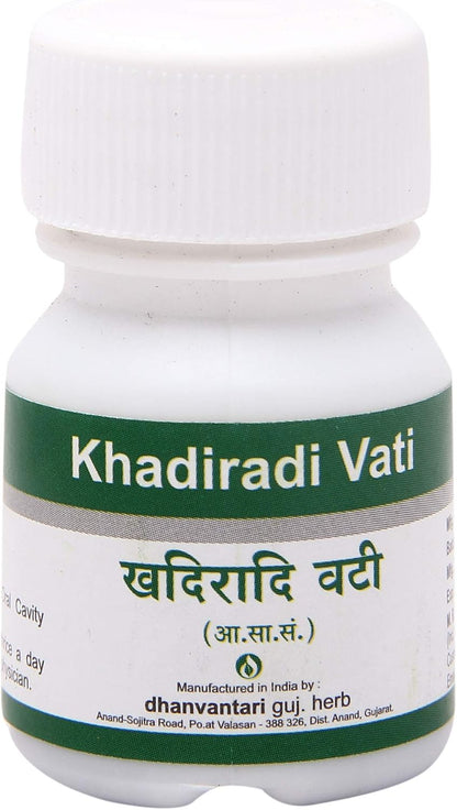 Dhanvantari Khadiradi Vati - 10g (Pack of 4)