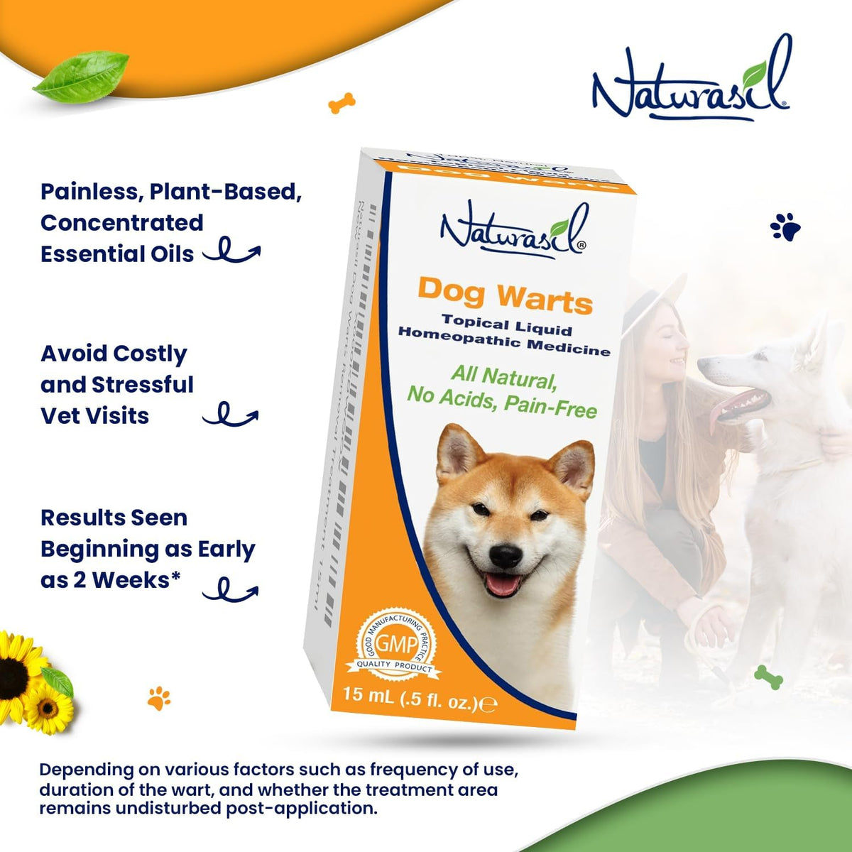 Naturasil All-Natural Dog Warts Remover – Pure Thuja & Plant Extracts, 15 ml - görsel 9