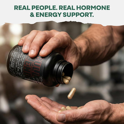 Wild Grass-Fed Beef Organ Supplement for Men - Complete Ancestral Nutrition Complex with Beef Liver, Testicle, Prostate & Bone Matrix - Organ Meat Supplements - 30 Day Programme