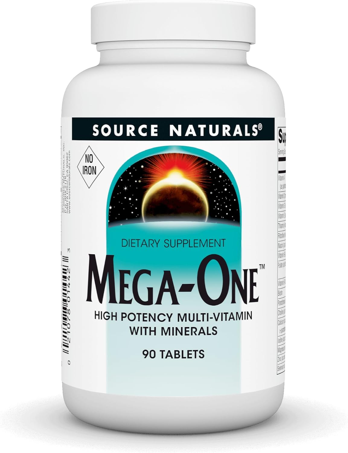 Source Naturals Mega-One Multiple No Iron Tablet, 60 Tablets - görsel 5