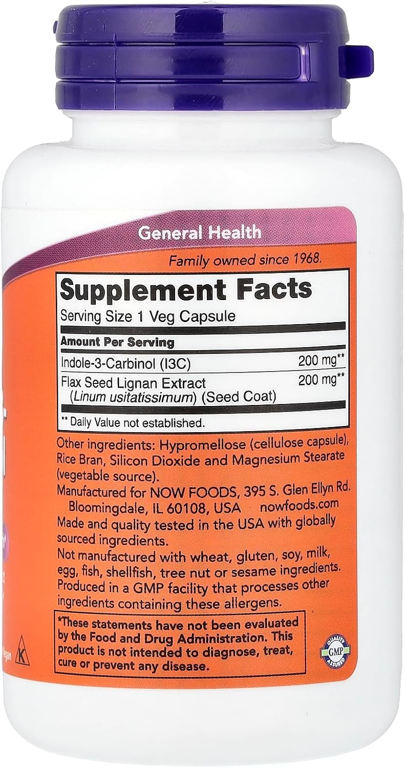 Now Foods Indole-3-Carbinol 200 mg (60 Vegi Capsules) - görsel 2
