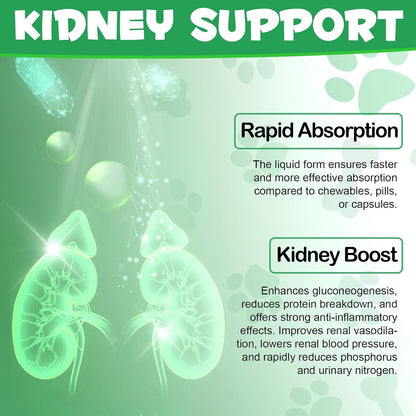 Kidney Support for Dogs - Herbal Liquid Drops, 60ml