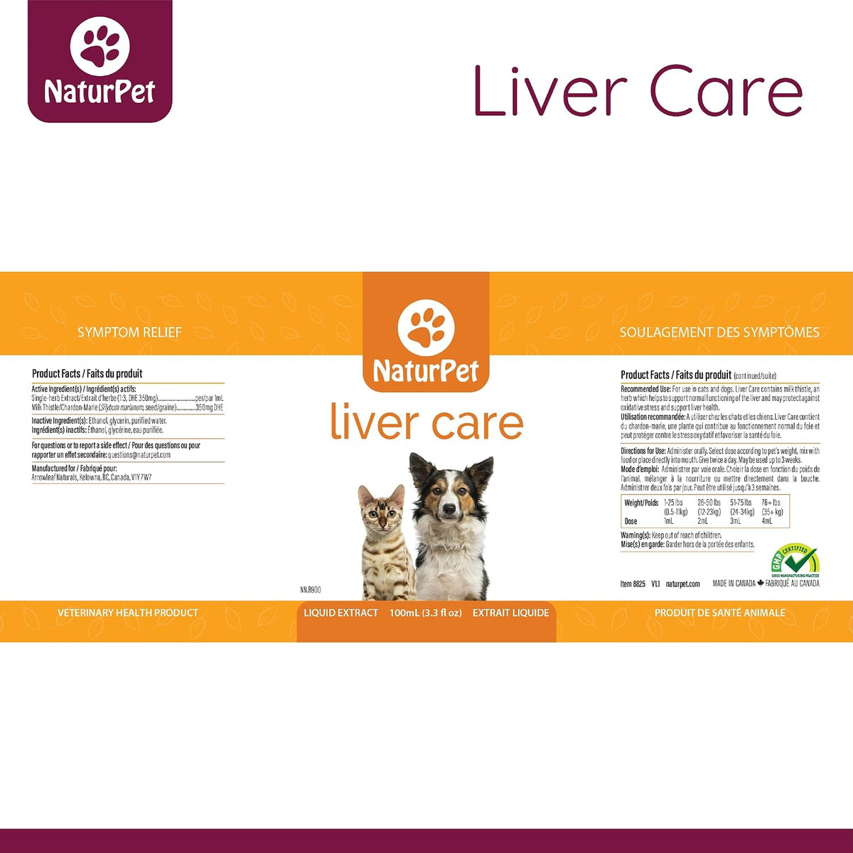 Arrowleaf Pet Liver Care for Cats and Dogs – Milk Thistle Herbal Tincture, 100 ml - görsel 6