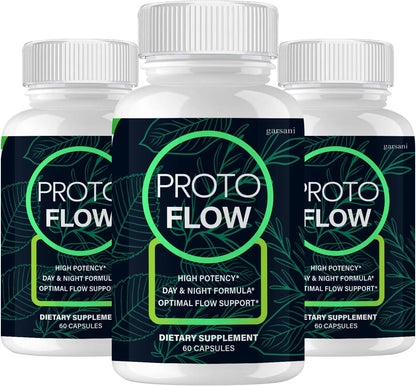 Proto Flow Male Capsules (3 Pack, 180 Capsules)