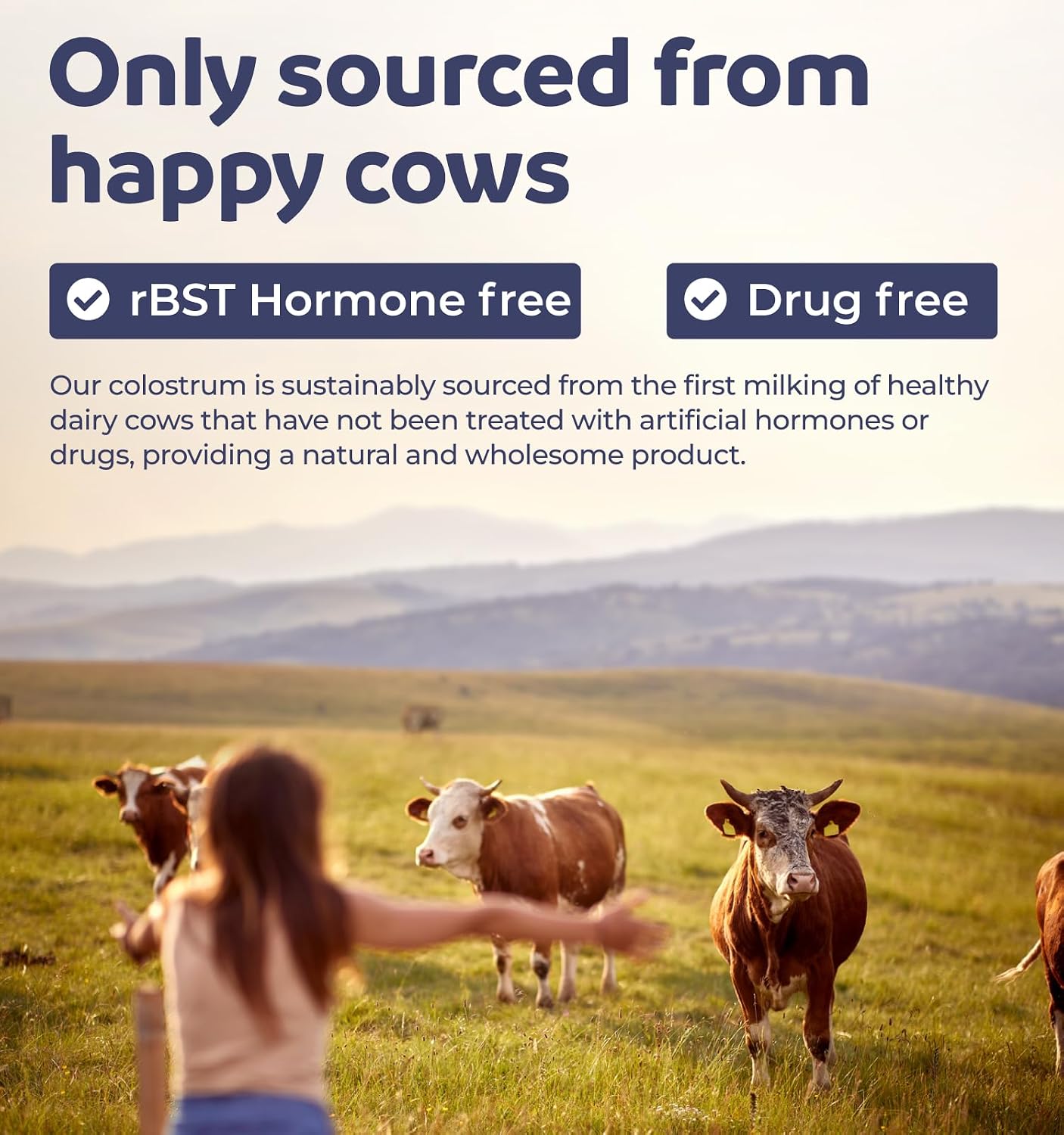Bovine Colostrum for Women – 1,000 mg per Serving with 30% IgG Immunoglobulins - görsel 4
