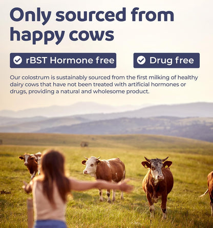 Bovine Colostrum for Women – 1,000 mg per Serving with 30% IgG Immunoglobulins