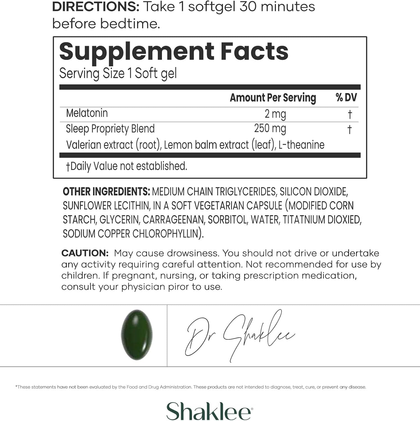 Shaklee Dream Serene Melatonin Sleep Aid - görsel 3