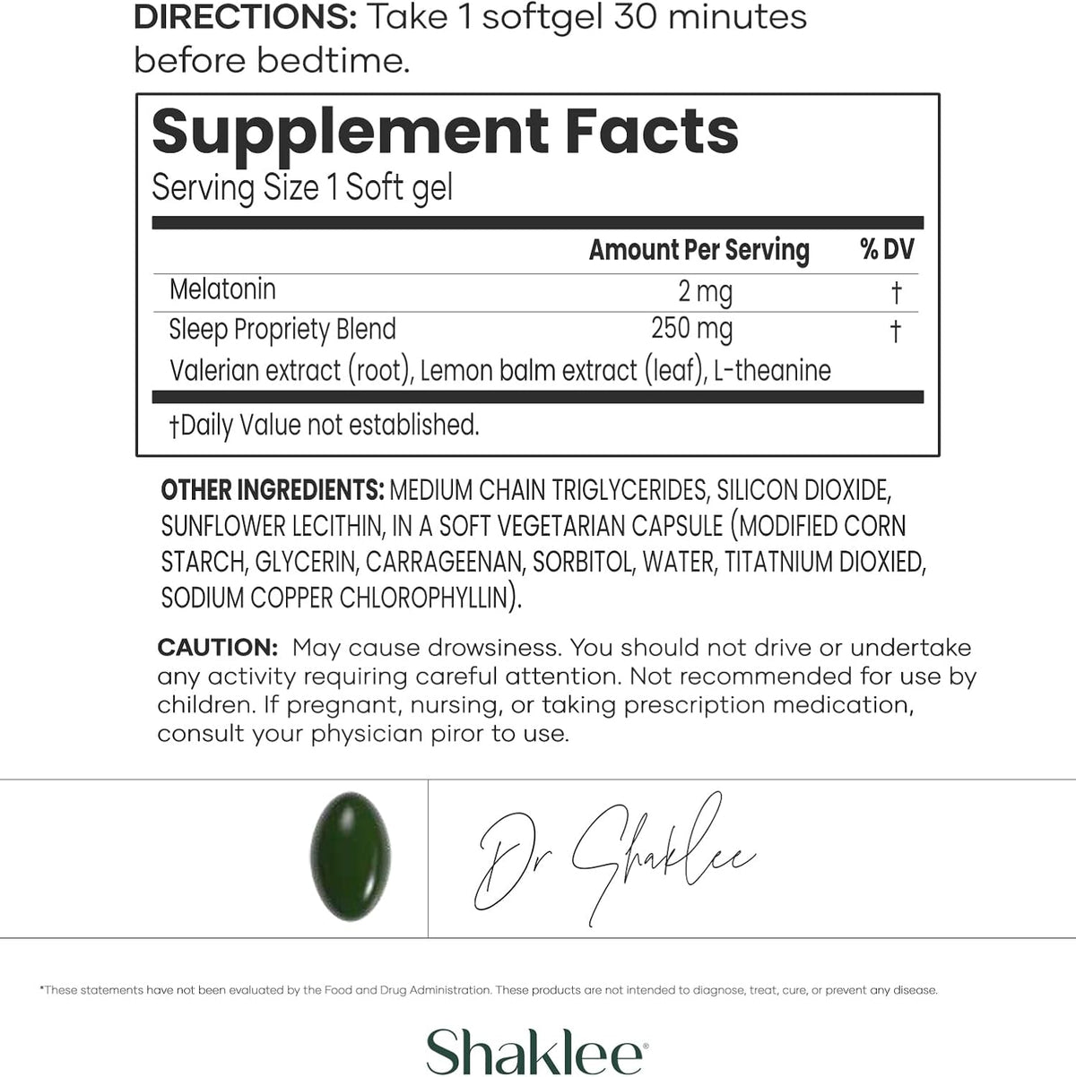 Shaklee Dream Serene Melatonin Sleep Aid - görsel 3