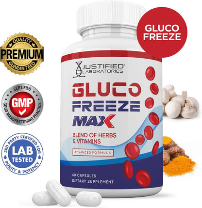 Glucofreeze Max Advanced Formula - 3 Pack (180 Capsules)