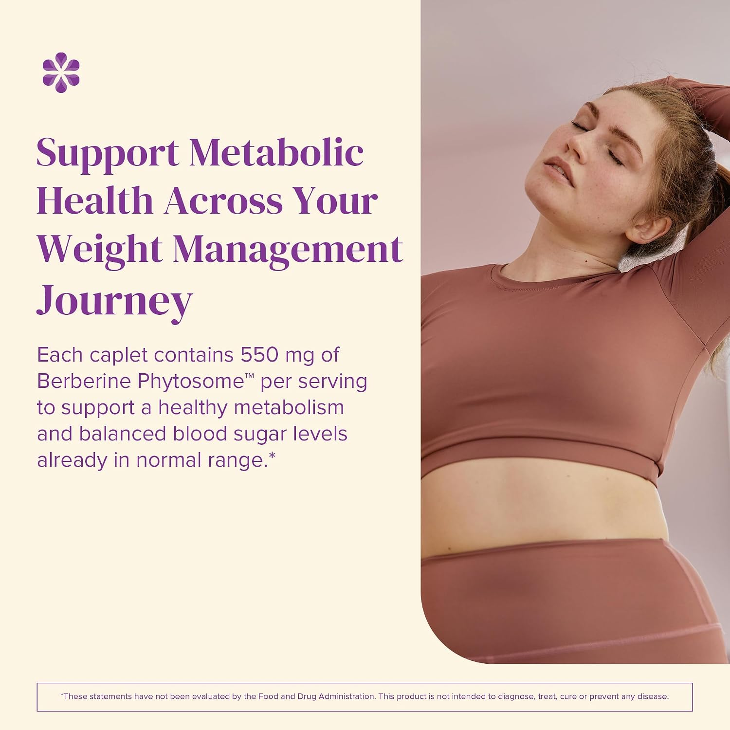 BariMelts Berberine Phytosome 550mg – Contributes to Normal Metabolism & Blood Sugar Levels – 60 Smooth-Coated Caplets - görsel 3