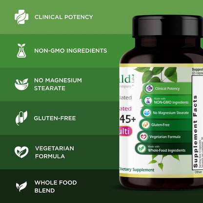 Emerald Labs Women 45+ Clinical Multi – Multivitamin for Bone & Cardiovascular Health, 120 Capsules