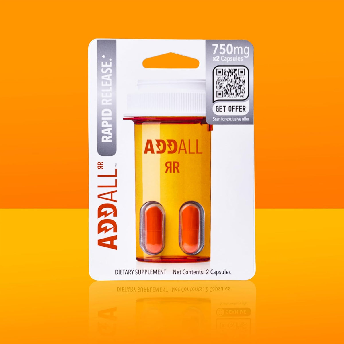 Addall Rapid Release Supplement (5 Pack) – Nootropic for Focus, Energy & Mental Clarity - görsel 3