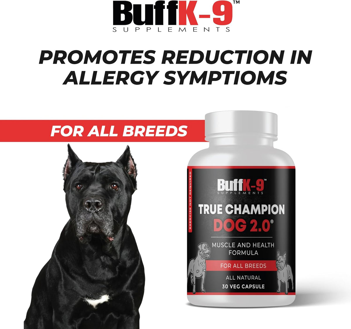 True Champ 2.0 Muscle Support Supplement for Dogs – Canine Wellness Capsules (30 Veg Capsules) - görsel 5