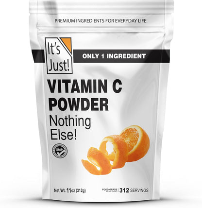 It is Just! Vitamin C Powder, 100% Pure L-Ascorbic Acid (11 oz)