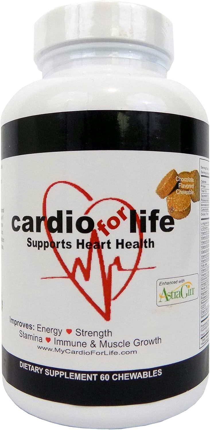 CardioForLife Chewable Multivitamin Tablets - Chocolate Flavour, 60 Tablets - görsel 1