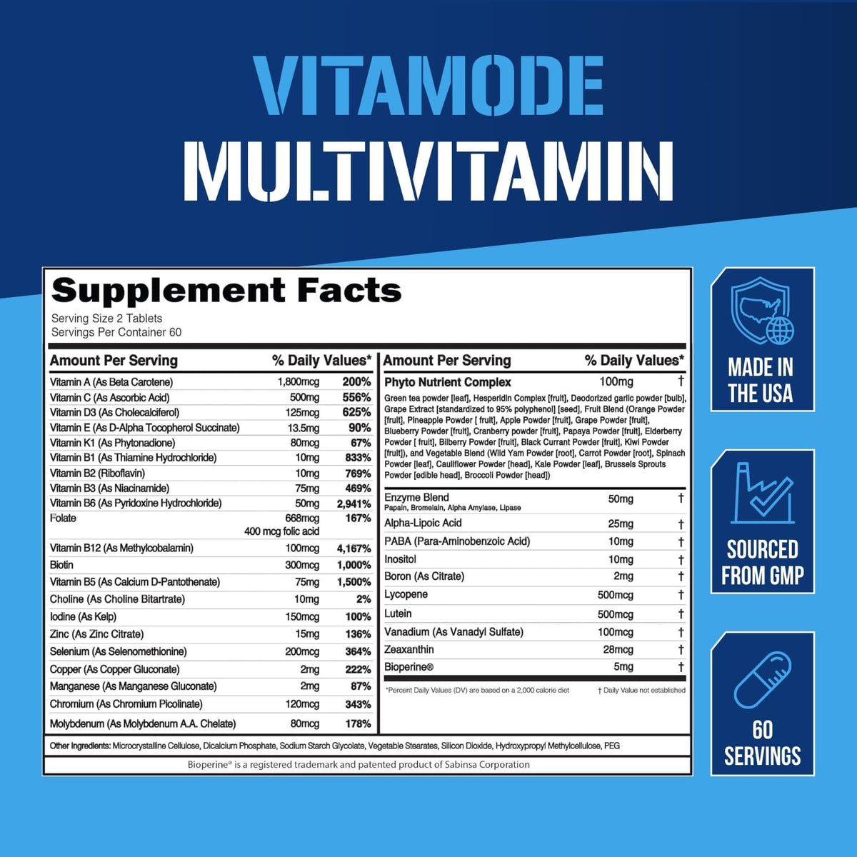 EVL Advanced Daily Multivitamin for Men – with Lycopene, BioPerine & Essential Minerals - görsel 3