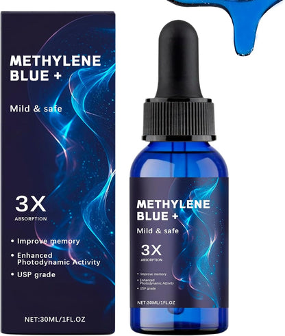 Methylene Blue Pharmaceutical Grade - USP Grade Food Supplement for Brain Health