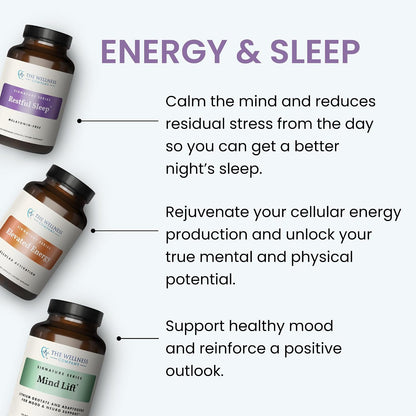 The Wellness Company Vitamin B Complex – Methylated B Vitamins for Energy and Focus, 30 Capsules
