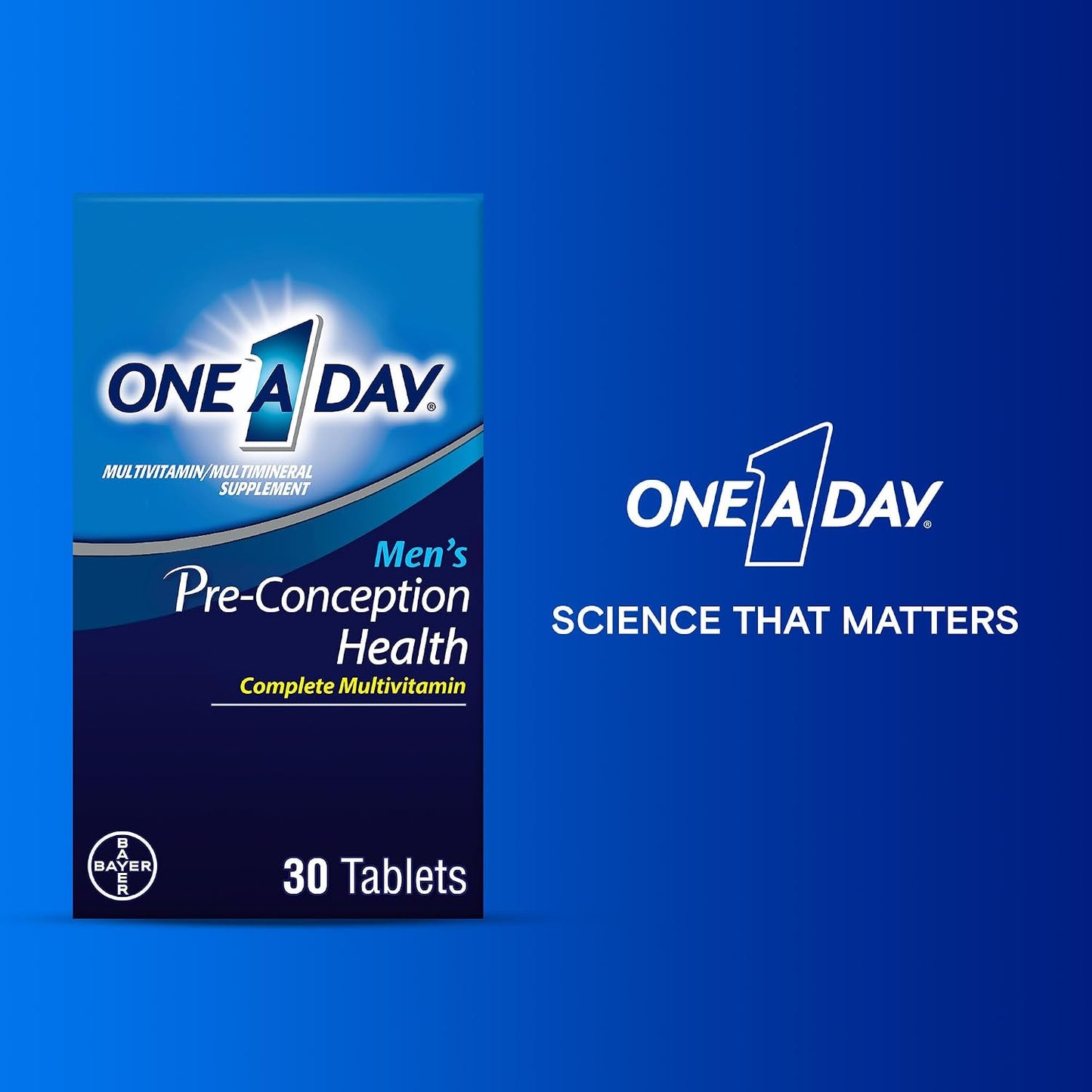One A Day Men's Pre-Conception Health Multivitamin to Support Sperm Health, 30 Count - görsel 7