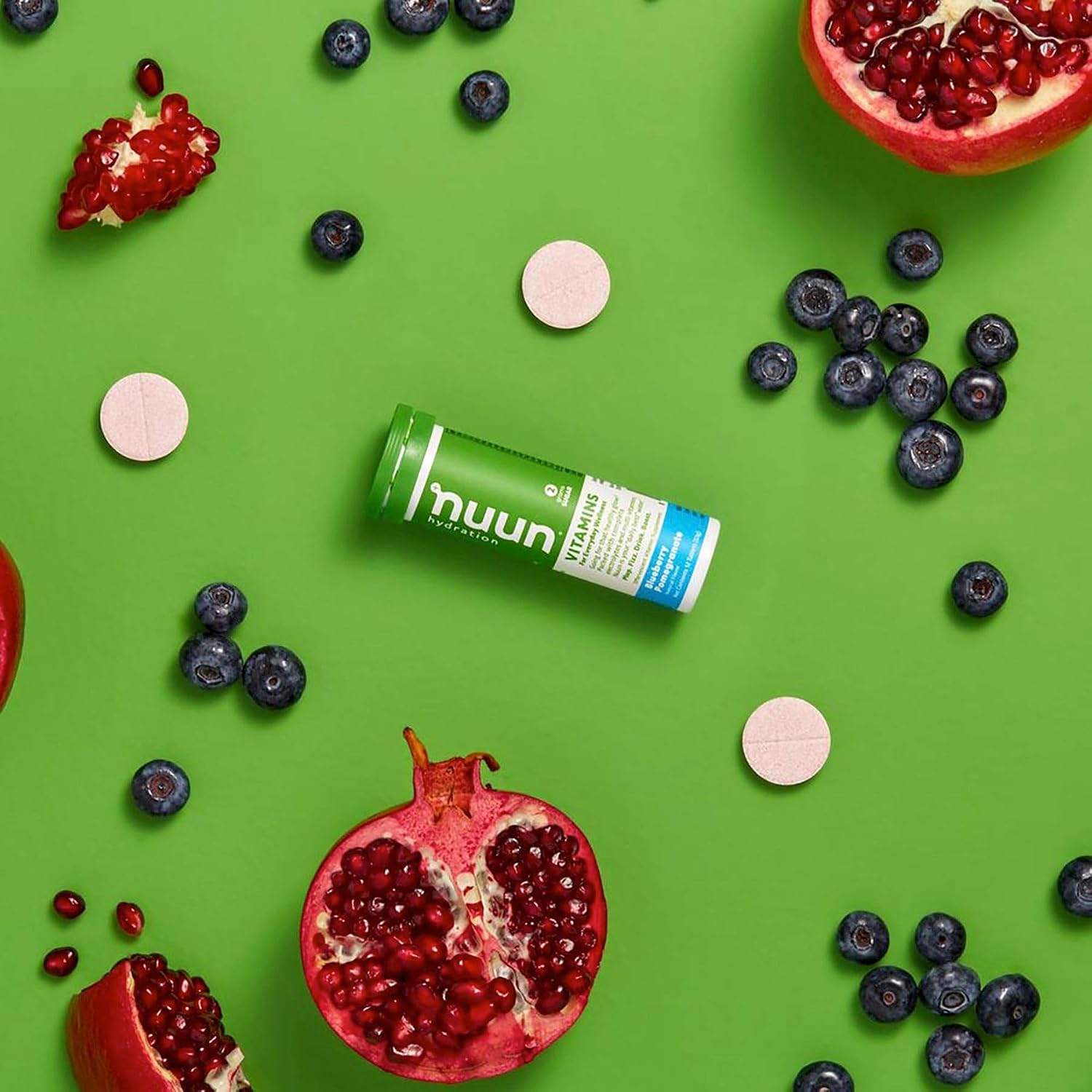 Nuun Vitamins: Blueberry and Pomegranate Hydration Supplement (3 Tubes of 12 Tablets) - görsel 3