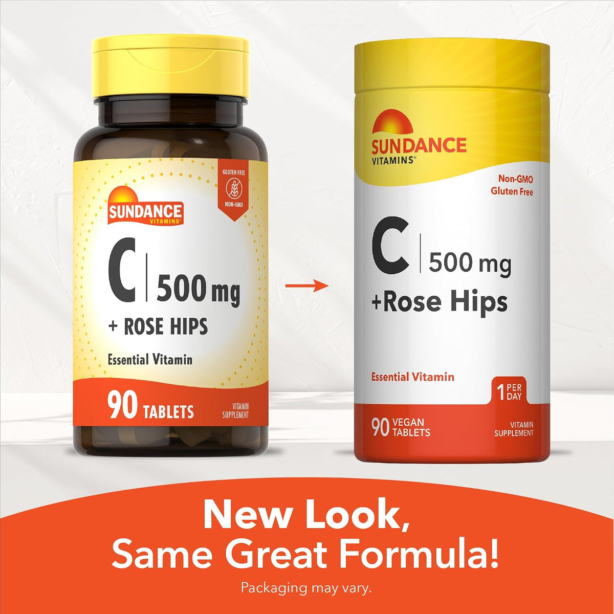 Sundance Vitamin C with Rose Hips | 500mg | 90 Vegetarian Tablets - görsel 7
