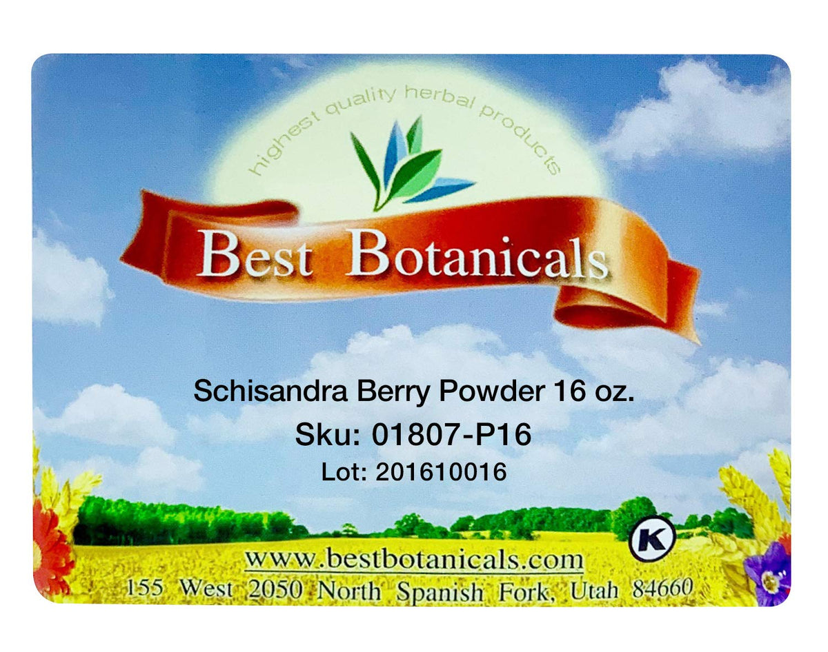 Best Botanicals Schisandra Berry Powder (16 oz) - görsel 5