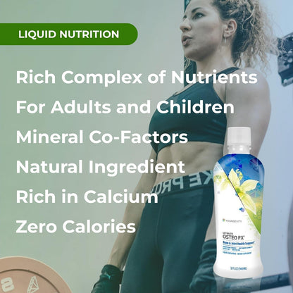 Youngevity Ultimate Osteo-Fx Liquid – Bone Health Support with Calcium Citrate & Vitamin D3, 946 ml
